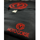 Camiseta original Moto Corse Negra 100% algodón