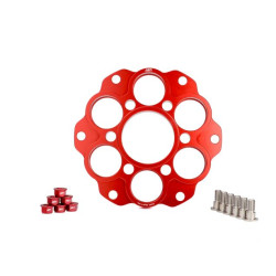 AEM Factory Red Rear sprocket flange Ducati DU041