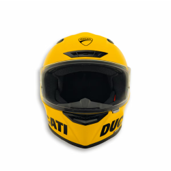 Ducati Logo Yellow Full Face Helmet