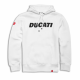 Ducati Logo Hoodie in White