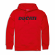 Moletom com Capuz Ducati Logo Vermelho