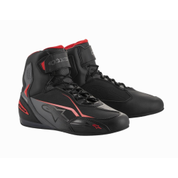 Botas Femininas Alpinestars Faster-3 Preto/Cinza/Vermelho