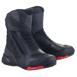 Botas de Moto Impermeáveis Alpinestars RT-7 Drystar Vermelho/Preto