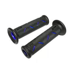 Punhos Progrip 717 SBK Open End Azul e Preto Dupla Densidade