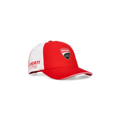 Boné de beisebol infantil Ducati Corse Oficial Vermelho/Branco