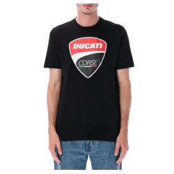 Ducati Corse Big Logo Official Black T-Shirt