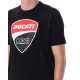 Camiseta Oficial Ducati Corse Big Logo Preta