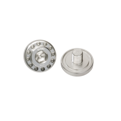 CNC Racing PEV02S Central Screws for Original Ducati Footrests Silver