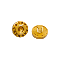 CNC Racing PEV02G Central Screws for Original Ducati Footrests Gold