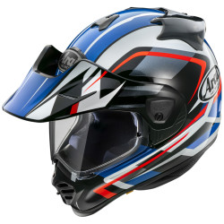 Casco Arai Tour-X5 Discovery Blu/Nero/Rosso/Bianco