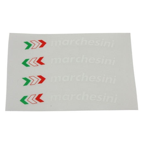 Marchesini sticker set for Ducati rims.