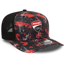 Ducati Corse New Era 9FIFTY Summer Cap Red and Black