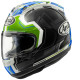 Arai RX-7V EVO JR65 Helmet Black/Green/Blue/Grey