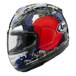 Casco Arai RX-7V EVO Samurai Blu/Rosso