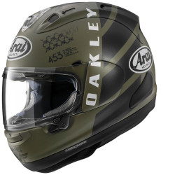 Arai RX-7V EVO Oakley Maverick Viñales Helmet Matte Green Camouflage