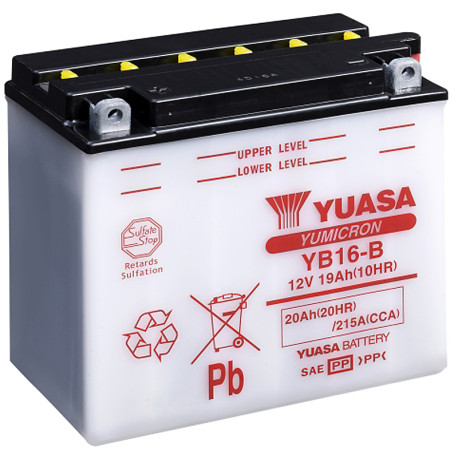 Bateria Yuasa YB16-B para Ducati