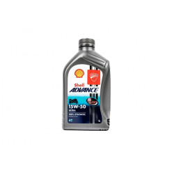 Shell Advance Ultra 4T 15W/50 Synthetic Oil 1 Liter for Ducati