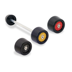 Rear wheel axle slider protection