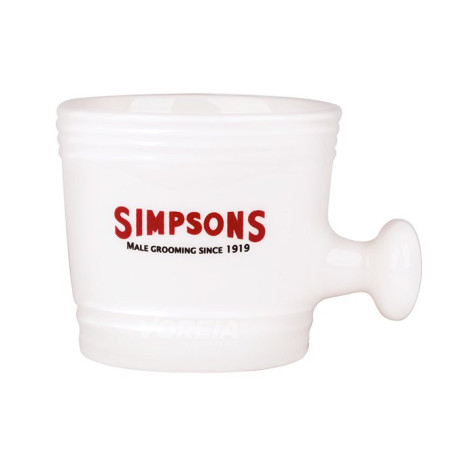 Simpsons Small Ceramic Shaving Mug