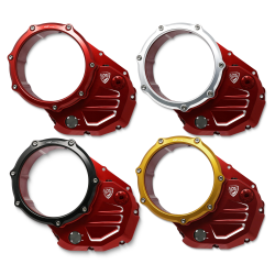 Ducati CNC Racing Transparent Clutch Cover CA503 Red