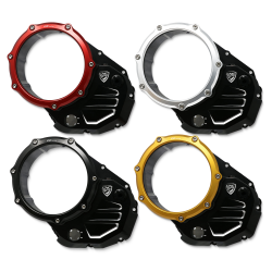 Ducati CNC Racing Transparent Clutch Cover CA503 Black