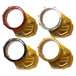 Ducati CNC Racing Transparent Clutch Cover CA503 Gold