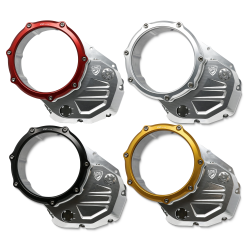 Ducati CNC Racing Transparent Clutch Cover CA503 Silver