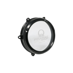 Ducati Panigale V4 CNC Transparent Clutch Cover Pramac Edition Black