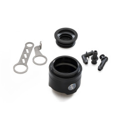 Fluid reservoir front brake 25 ml with level window - only body APRILIA TUONO 660 FACTORY Black SEB25B