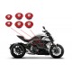 Kit bouchons Cadre CNC Racing pour Ducati Diavel 1260