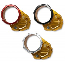 Gold bicolor clear clutch cover CNC Racing CA504G