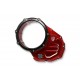 Red CNC Racing Ducati Bicolor-Clear clutch cover CA504R