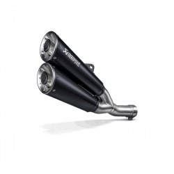 Akrapovic Black Steel Exhaust for Scrambler S-D8SO6-ISSSBL