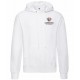 Official white Carbon4us Logo hoodie