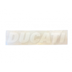 Adesivo branco Ducati OEM para Monster 400-695