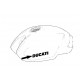 Ducati OEM white sticker for Monster 400-695