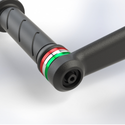 KBIKE tricolor bar ends for Ducati CONT5C