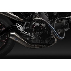 Escapamento Completo ZARD Aço Racing para Ducati Sportclassic