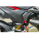 Parapolvere scarico in carbonio CNC Racing per Ducati Hypermotard 698 Mono ZA276Y
