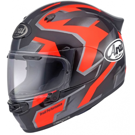 Arai Quantic Robotic Red Helmet