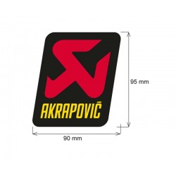 Adesivo anti-calorico 90 x 95 mm Akrapovic