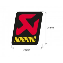 Adesivo anti-calórico 70 x 75 mm Akrapovic