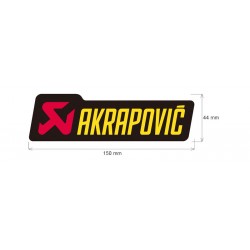 Adesivo anti-calorico 180 x 52 mm Akrapovic