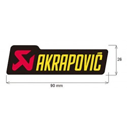 Adesivo anti-calorico 90 x 26 mm Akrapovic