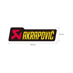 Adesivo anti-calorico 180 x 52 mm Akrapovic