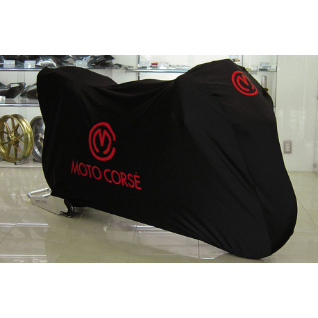 Moto Corse Black Cover with Red Logo for Ducati Naked